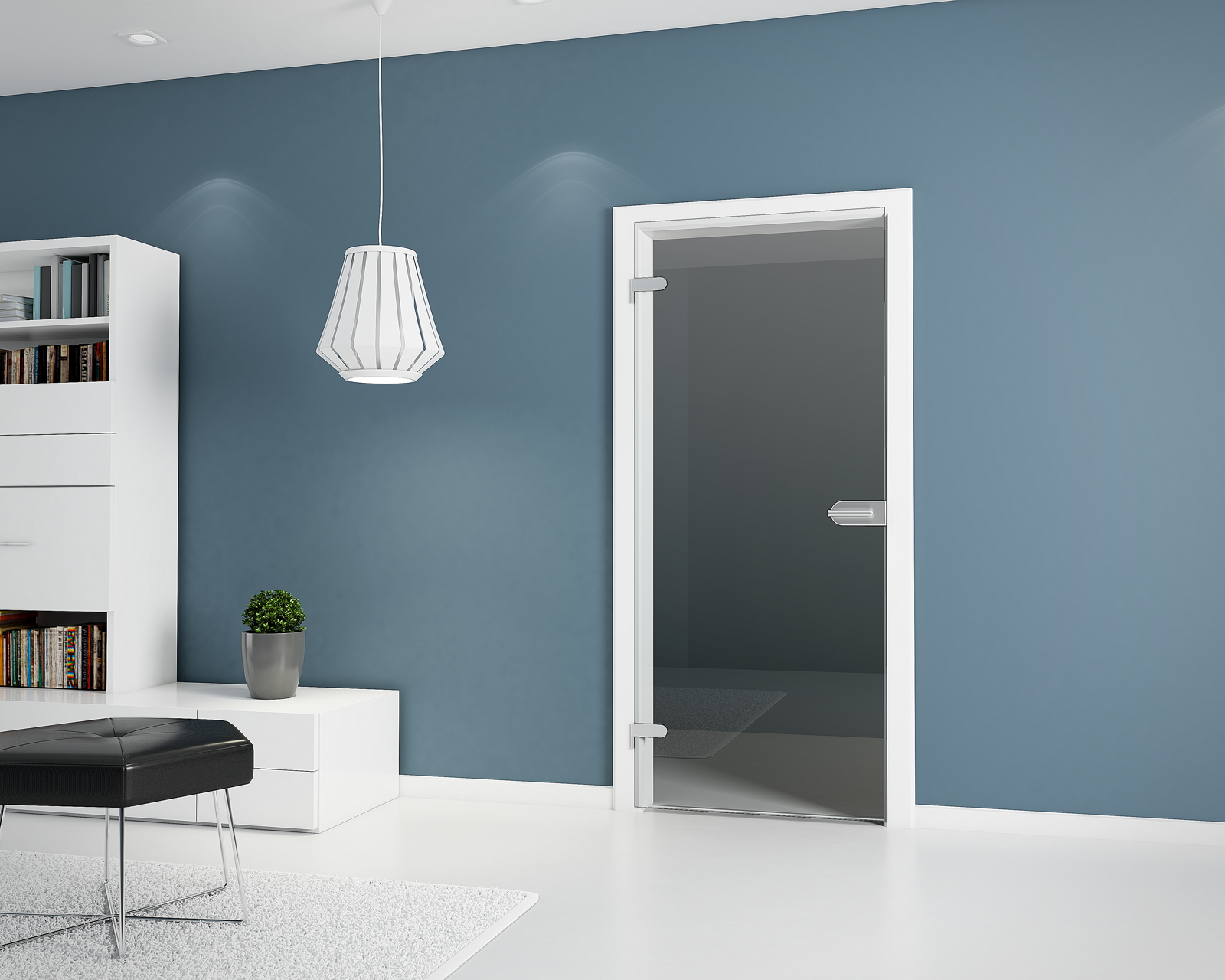 Glastür Ganzglas Zimmertür Tür Drehtür ESG Wohnungstür Innentür 834x1972mm - Bild 21 von 63