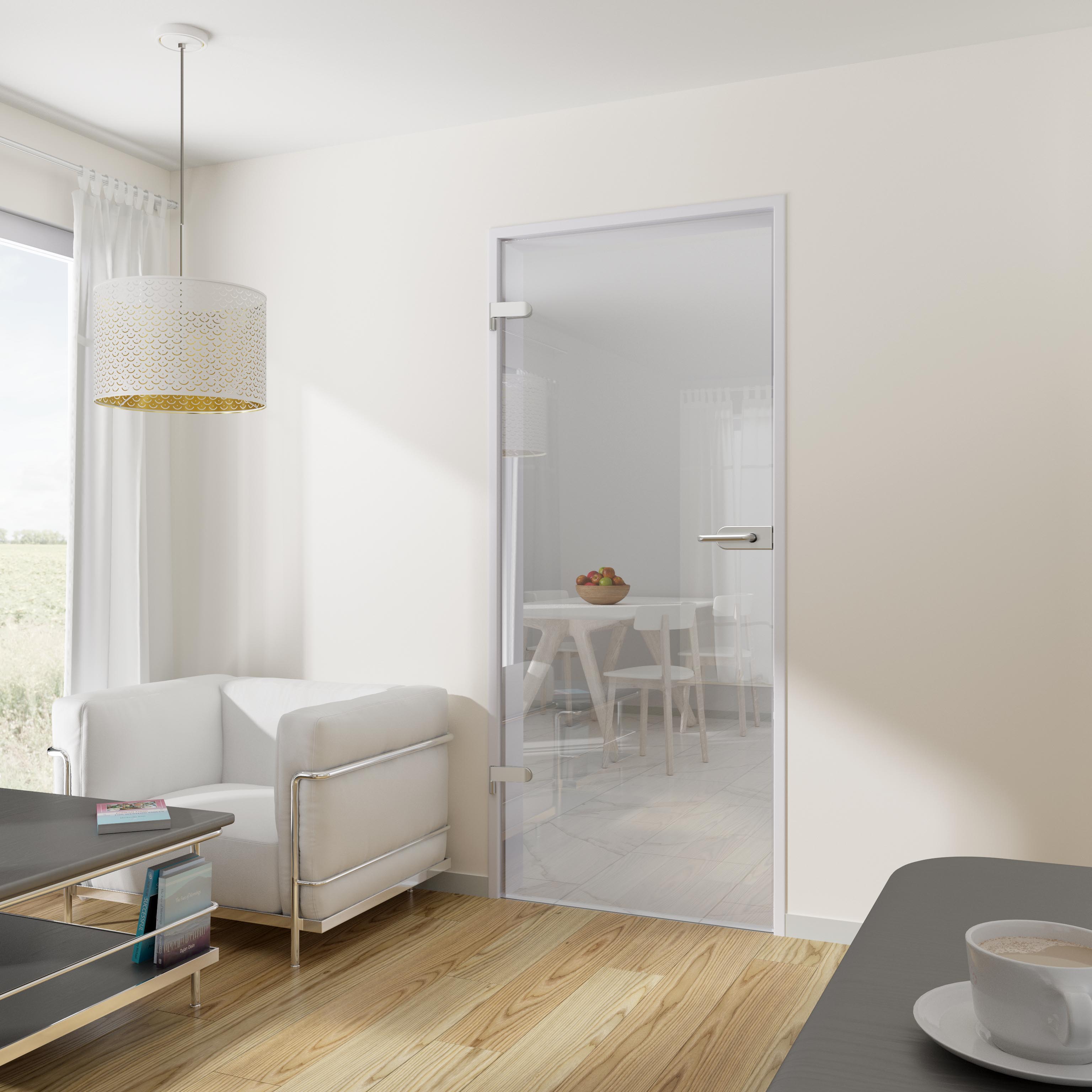 Glastür Ganzglas Zimmertür Tür Drehtür ESG Wohnungstür Innentür 834x1972mm - Bild 28 von 63